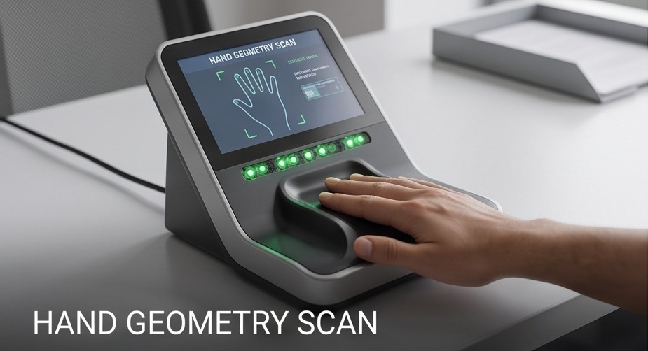Biometric hand geometry scanner